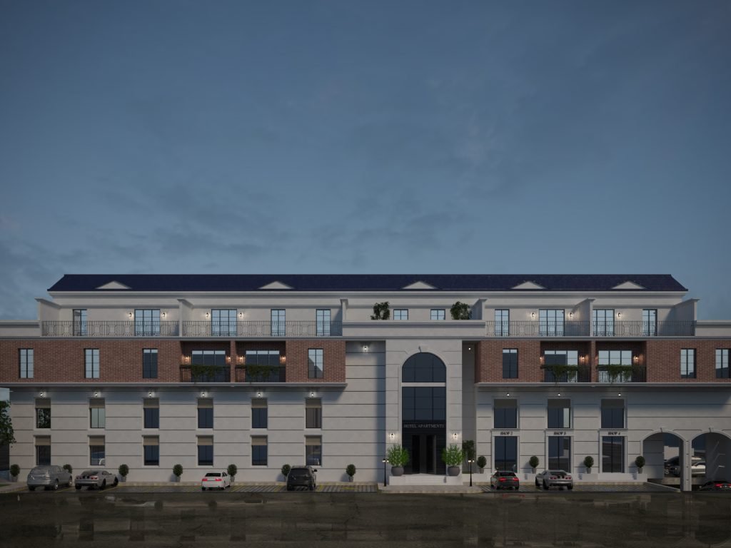 مشروع فندق سكني تجاري